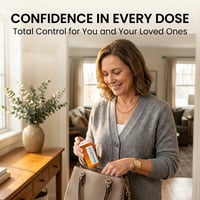 Reusable Sliding Pill Reminder Bottle Tracker