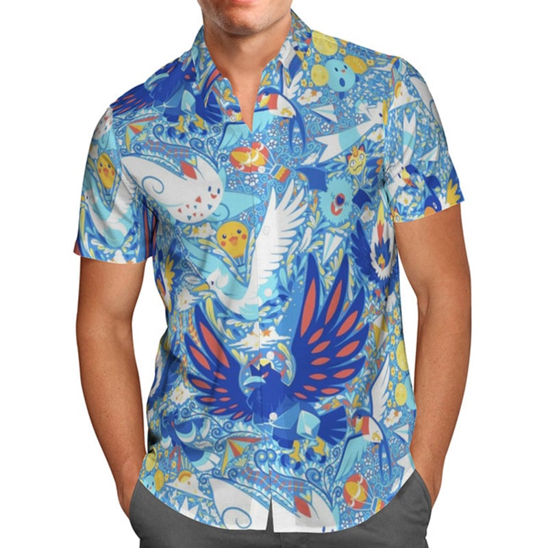 Hemd mit Hawaii-Print