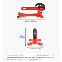 Sakerplus® Lightweight Portable Pipe Vise Clamp