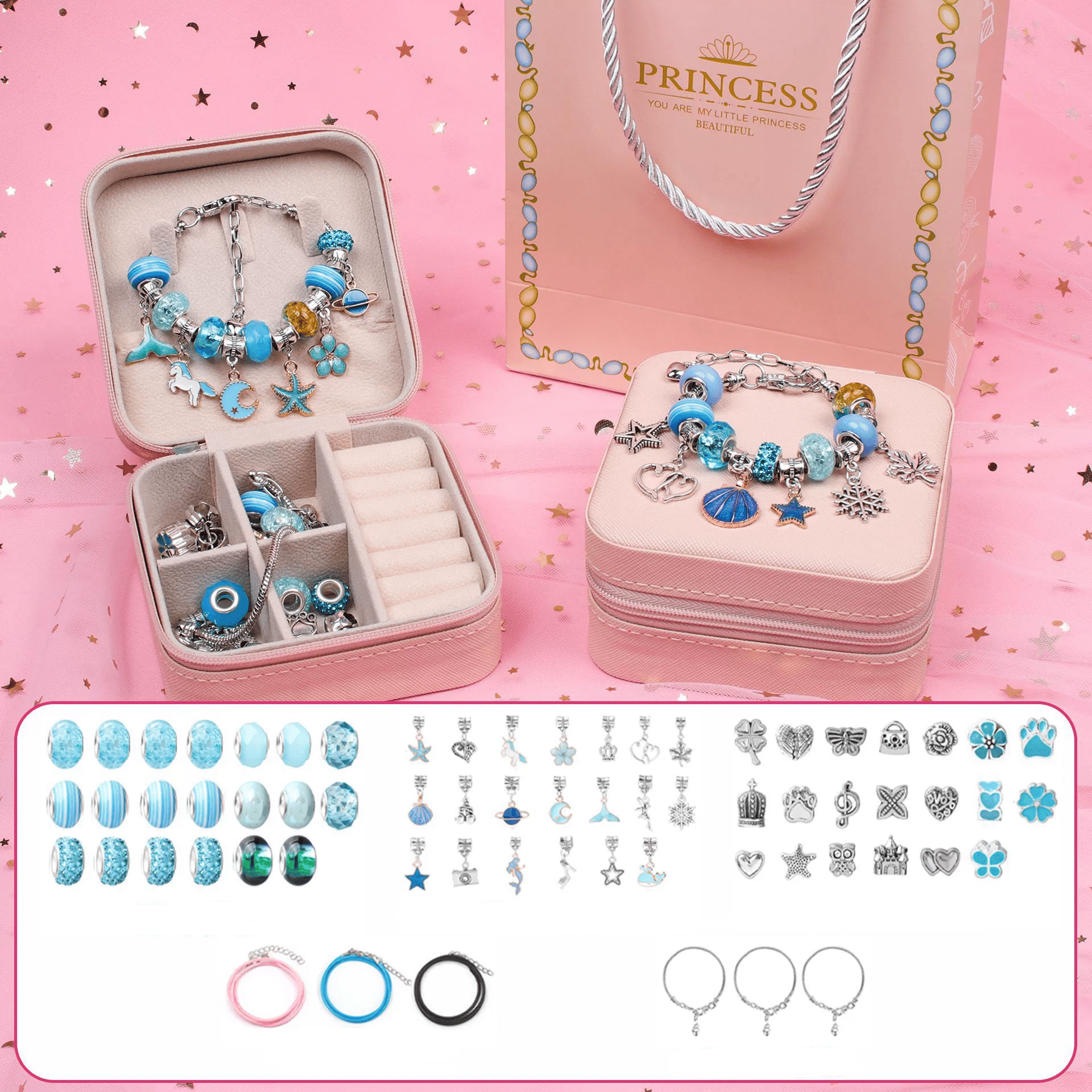 Sakerplus Sank Kids Bracelet Making Kit for Girls