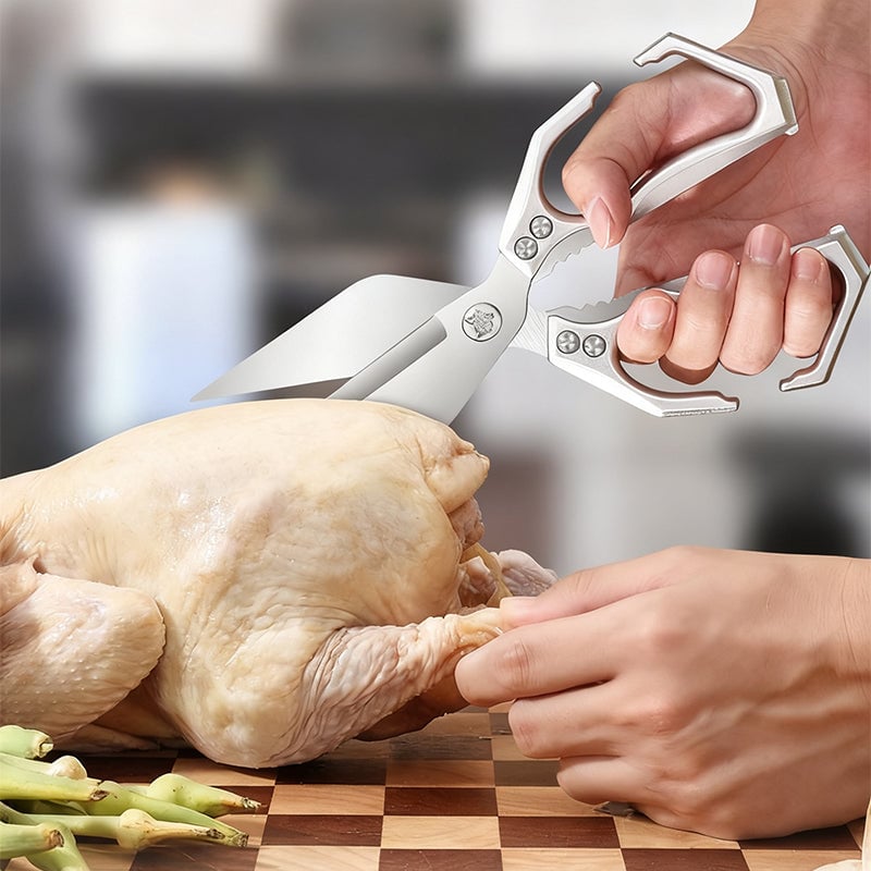 Multifunktionale Hühnerknochenschere