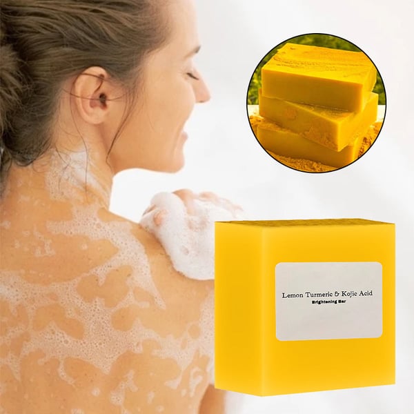 Lemon & Turmeric Kojic Acid Brightening Soap