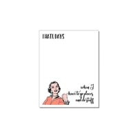 Geestige vrouwen sticky notes
