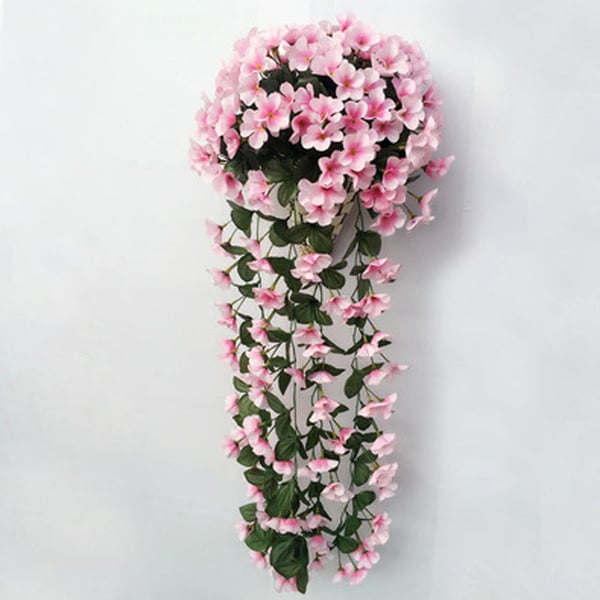 Levendige kunstmatige hangende orchideeën tros