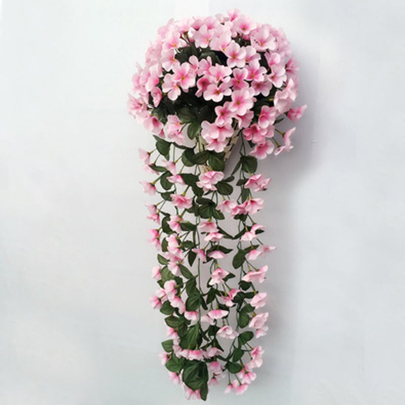 Levendige kunstmatige hangende orchideeën tros
