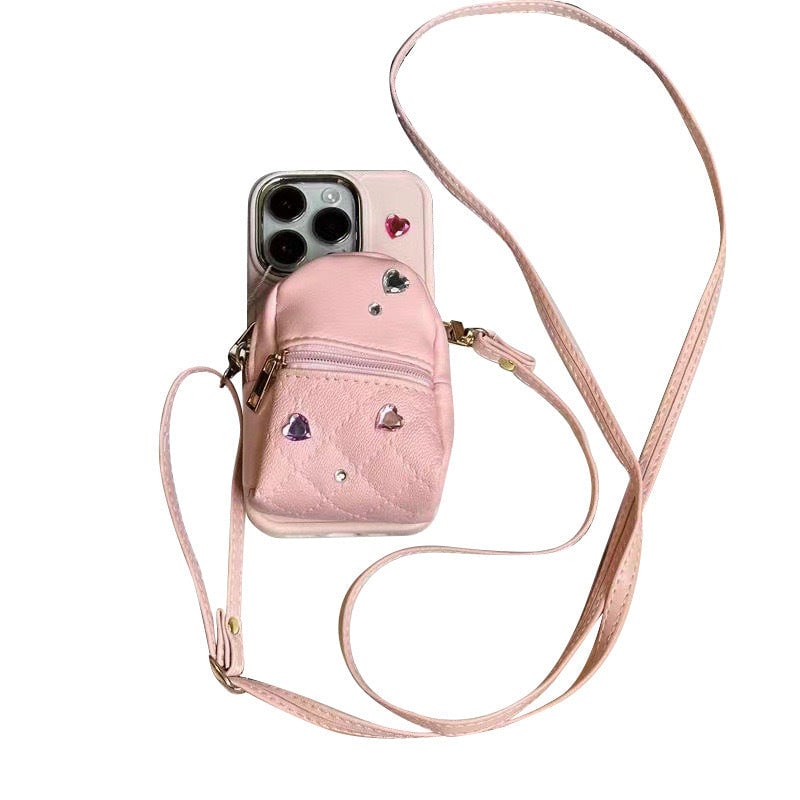 Handtasche-Telefonhülle mit Münzfach für iPhone