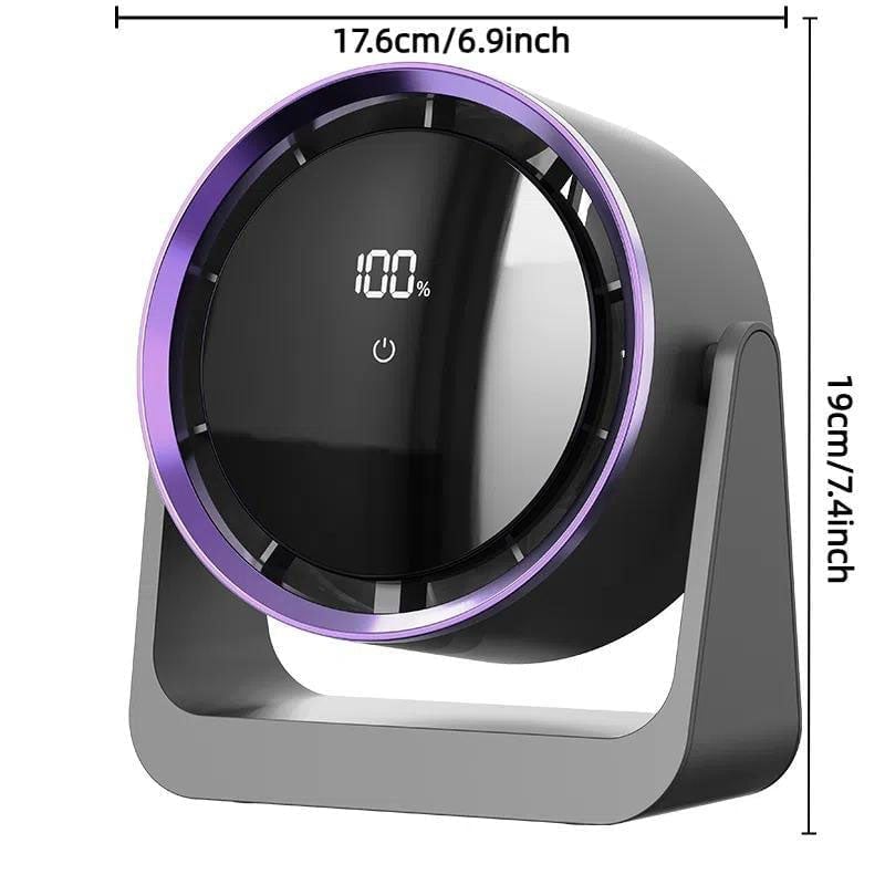 USB Mini Desk Lamp Fan