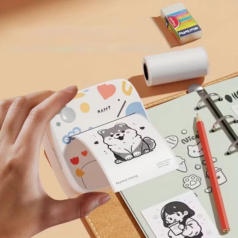 Mini Wireless Bluetooth Label Printer