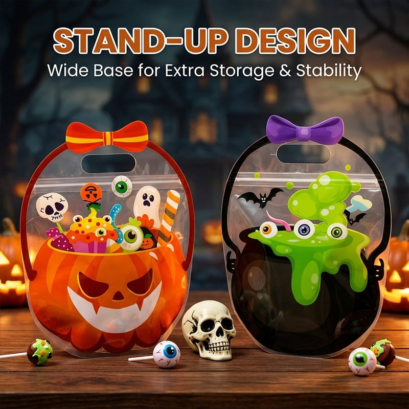 Stand-Up Halloween Candy Gift Bags
