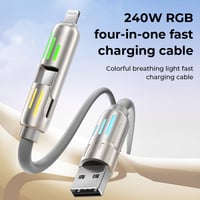 New 240W 4-in-1  USB C Cable