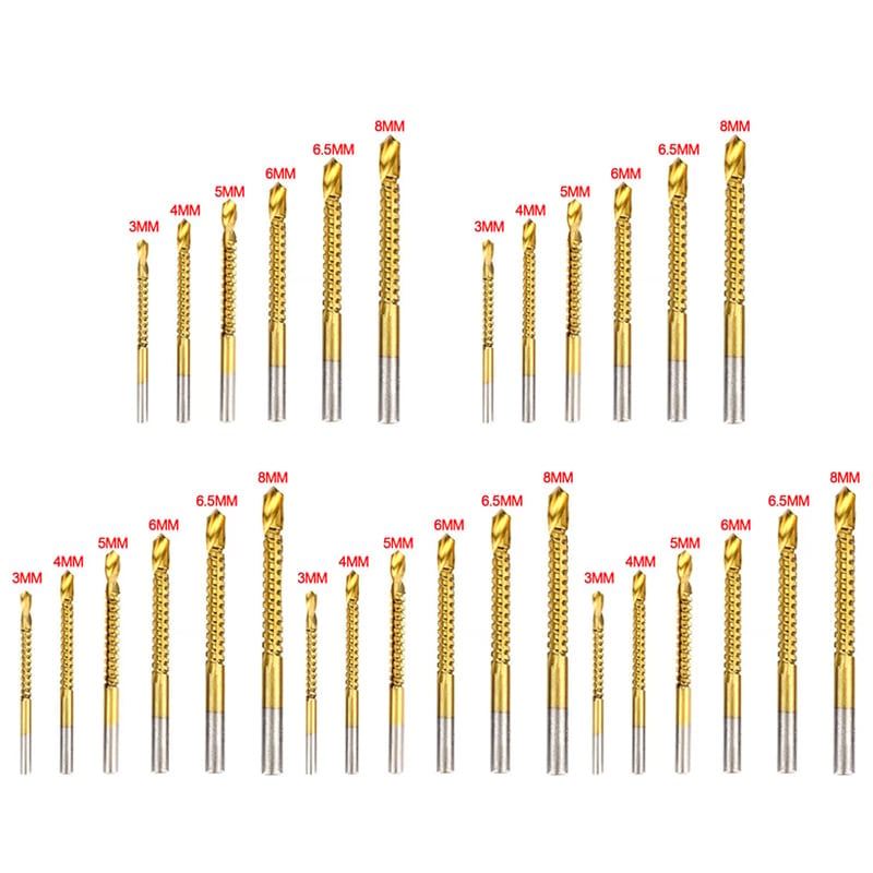 Twist Drill Bit Set Power Tool Accessories(6 Pcs )