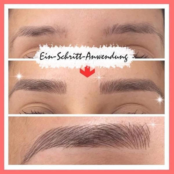 4D Naturale Adesivi per sopracciglia bionici impermeabili (9paia)