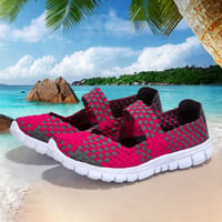 Atmungsaktive gestrickte Sommer Damen Freizeitschuhe
