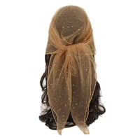 Women's Glitter Decor Head Scarf