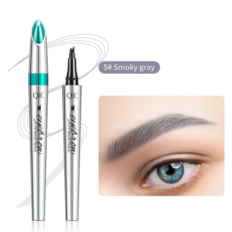 Sale - 3D Waterproof Microblading Eyebrow Pen 4 Fork Tip Tattoo Pencil