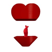 Valentine's Day Middle Finger Heart Prank Gift