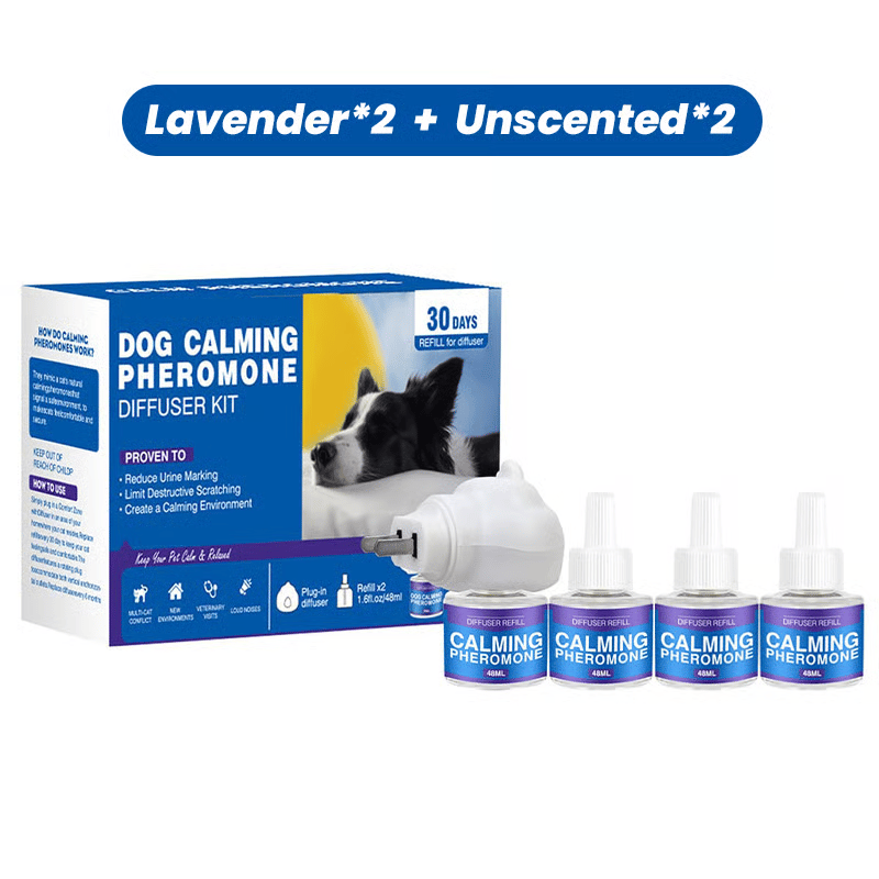 Pet Calming Pheromone Diffuser Set (Cat & Dog Versions)