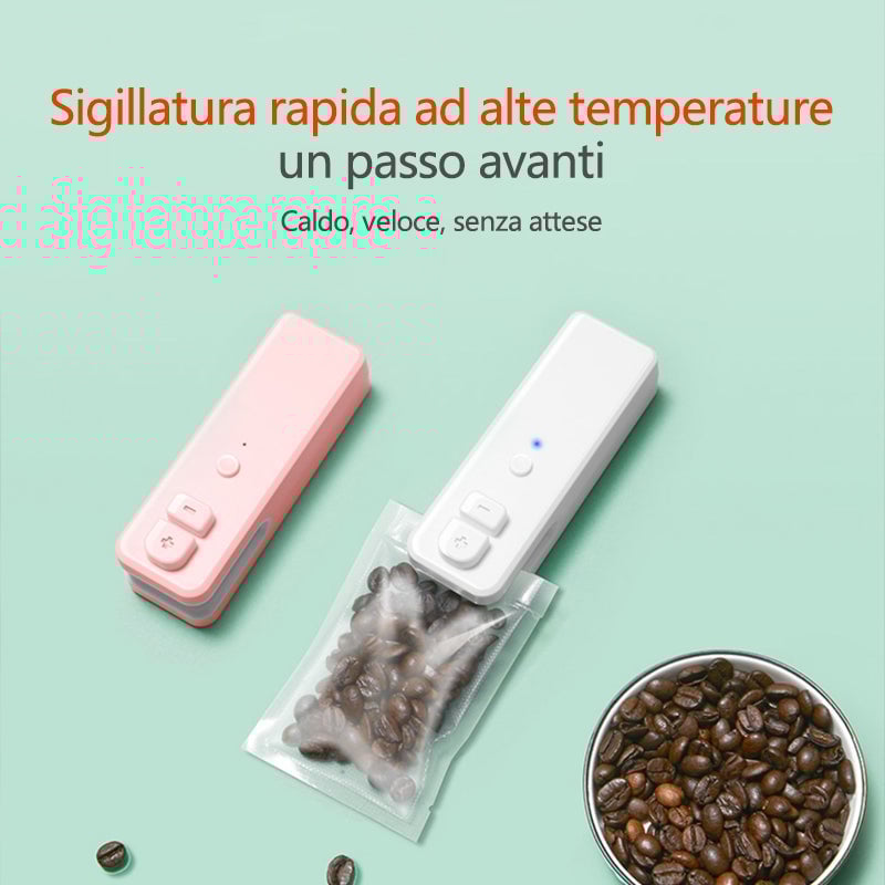 Mini sigillante portatile ricaricabile