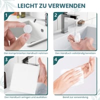 Komprimierte Handtuchtabletten