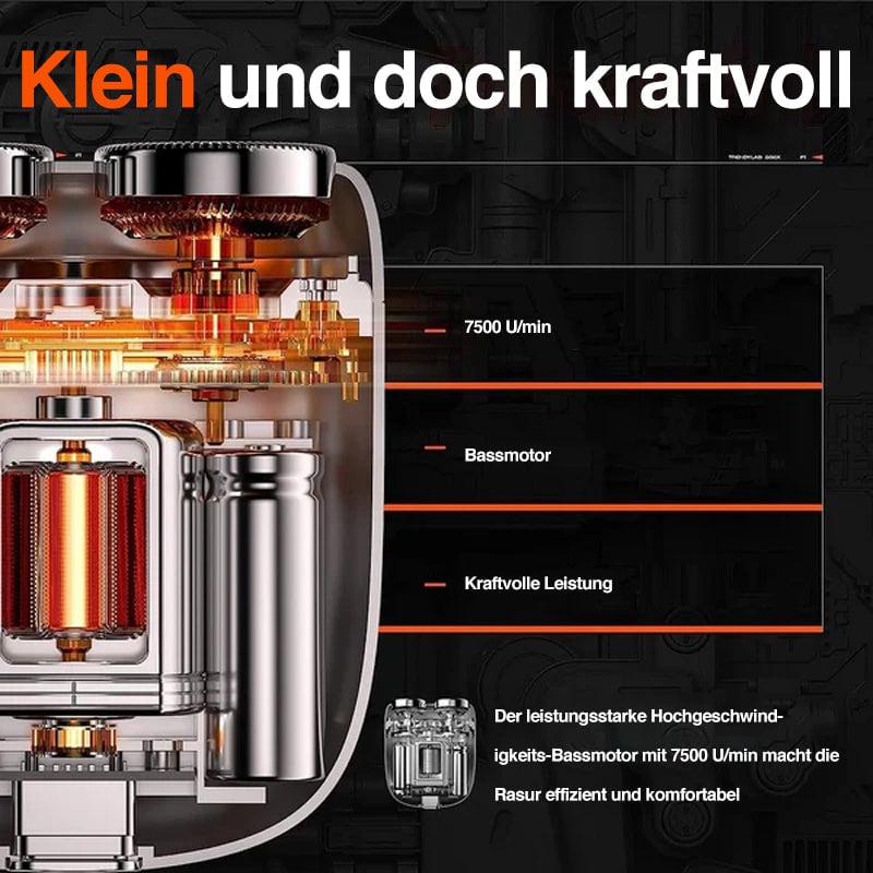Sale- Neu eingetroffener Mini-Elektrorasierer mit Doppelkopf