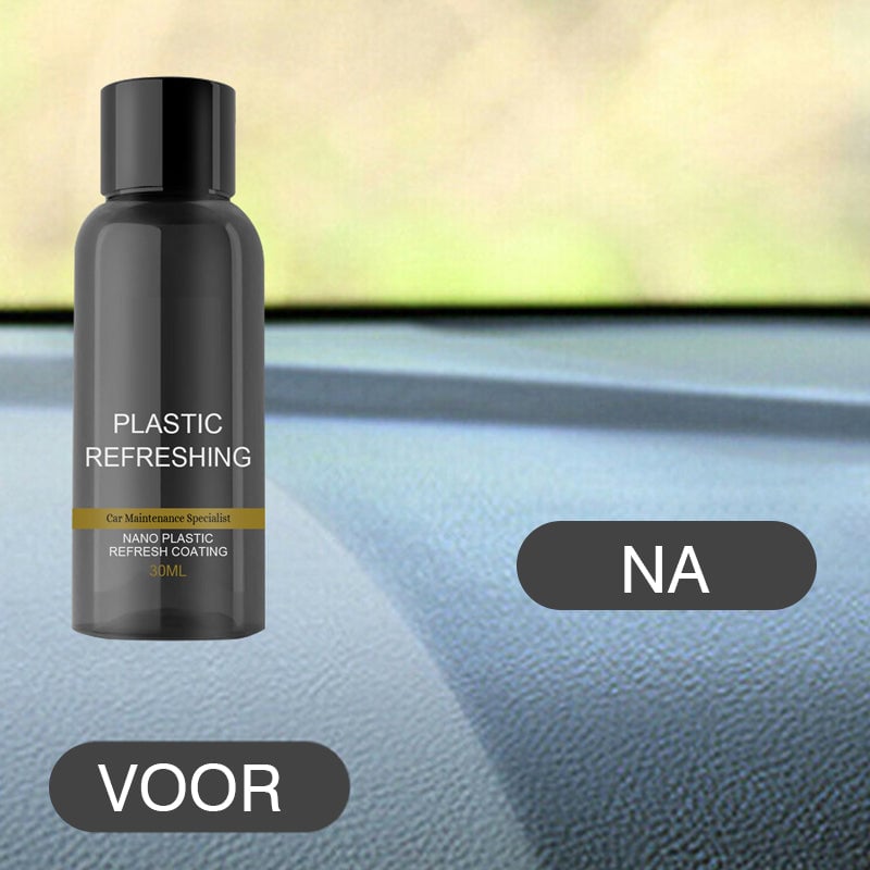 Opknapmiddel voor het opknappen van autokunststoffen
