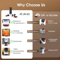 Portable capsule coffee machine
