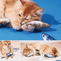 Levensechte Klappende Vis Kattenspeeltje