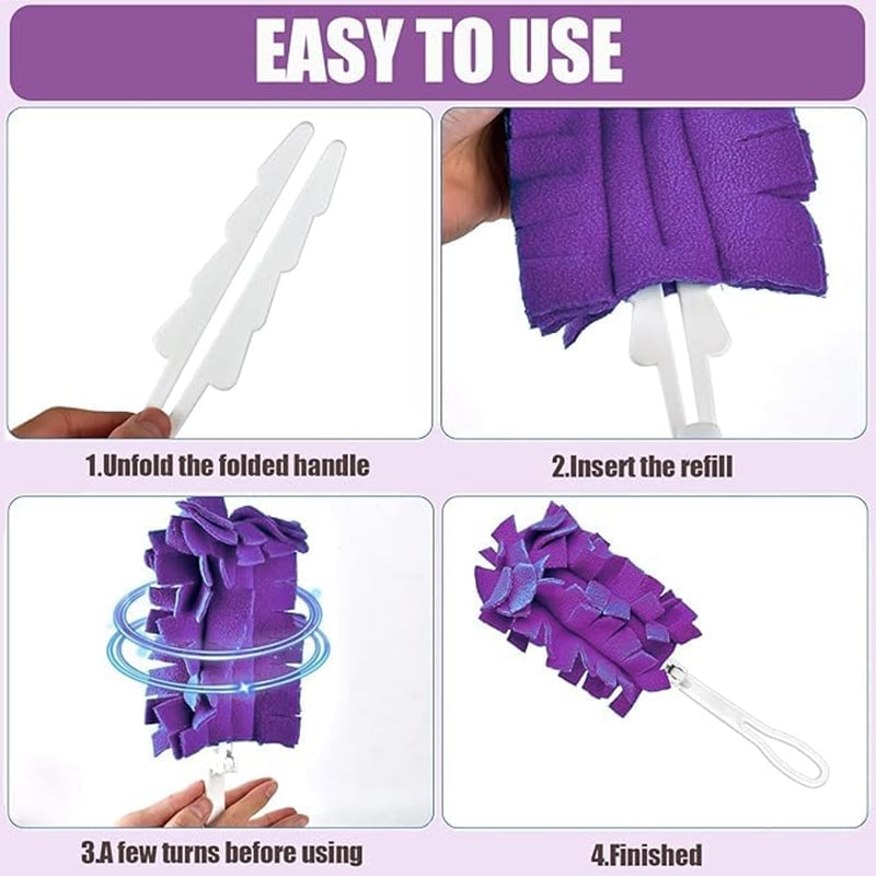 Reusable Fleece Duster Refills