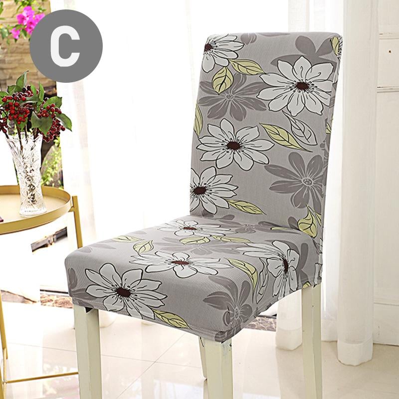 Printed stretch chair cover