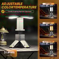SakerPlus Camping Lantern with Four Led Lamps