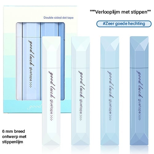 Dubbelzijdige plakbandroller voor scrapbooking