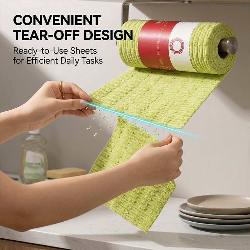 Bamboo Terry Hand-Torn Towel
