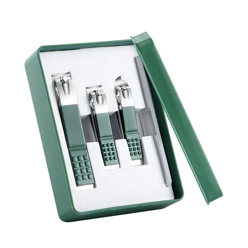 Ensemble coupe-ongles avec fente de rangement pour ongles