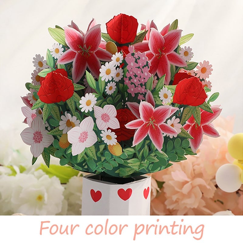 Paper Love 3D Cherry Blossom Flower Bouquet