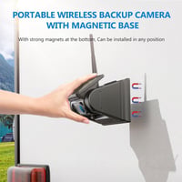 Sakerplus WiFi Solar Wireless Backup Camera