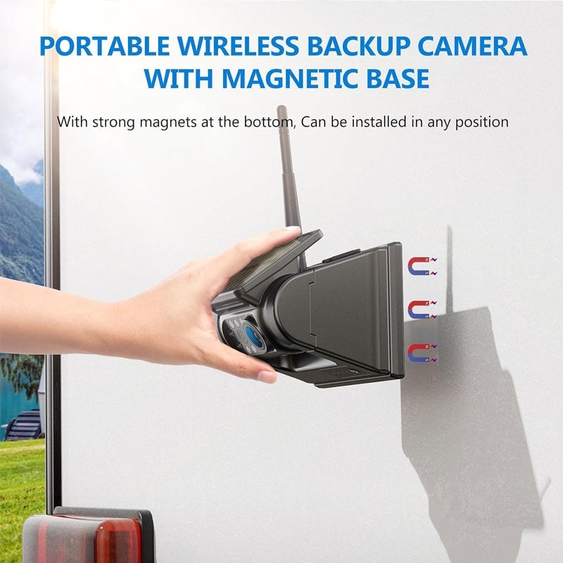 Sakerplus WiFi Solar Wireless Backup Camera