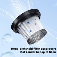 Slanke V8 Mate draadloze autostofzuiger