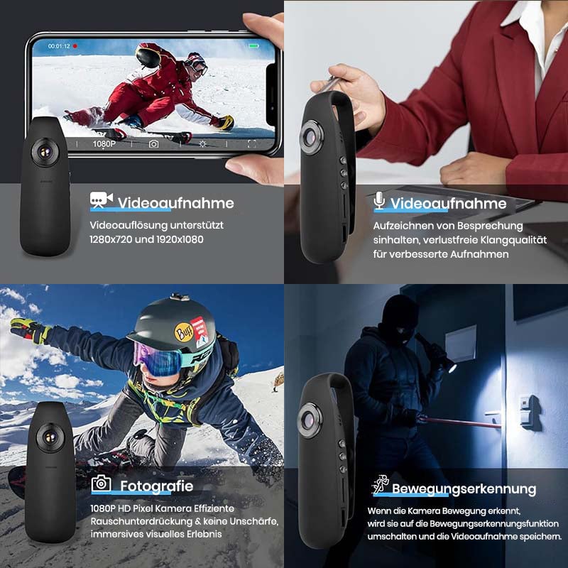 Saker Mini-Kamera 1080P Video