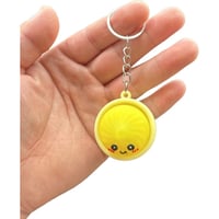 Light-Up Squeezable Steamed Bun Keychain