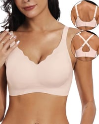 💖BH Seamless Scalloped Push-Up
