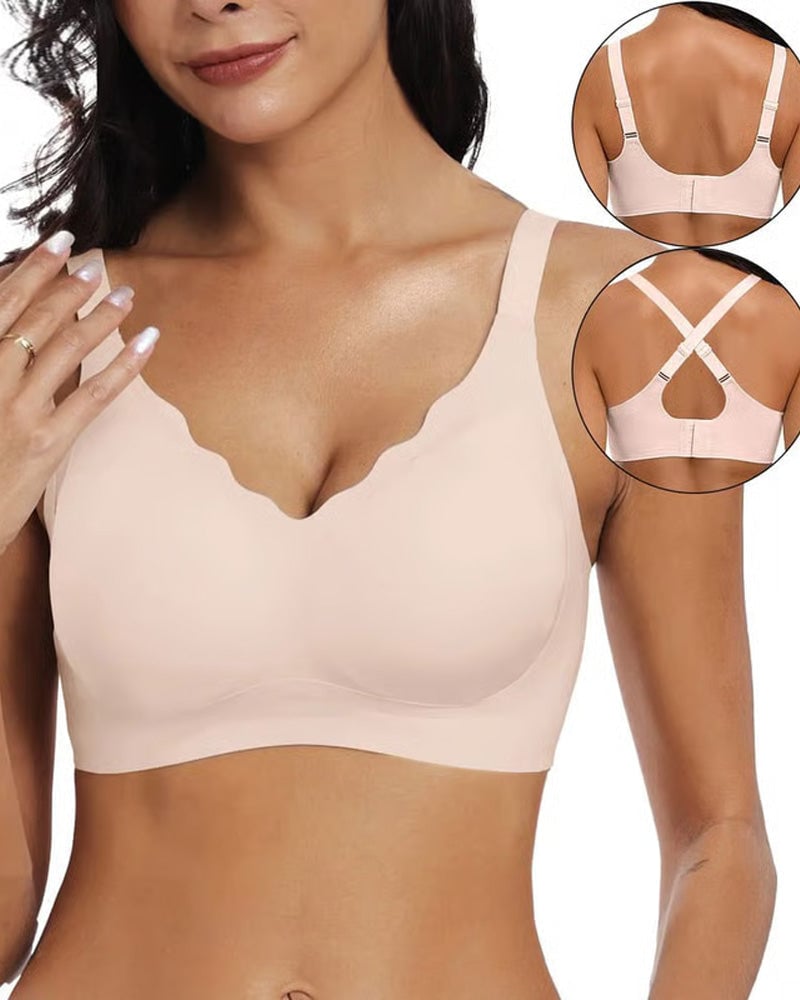 💖BH Seamless Scalloped Push-Up