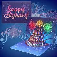 Glückwunschkarte zum Geburtstag mit Pop-up