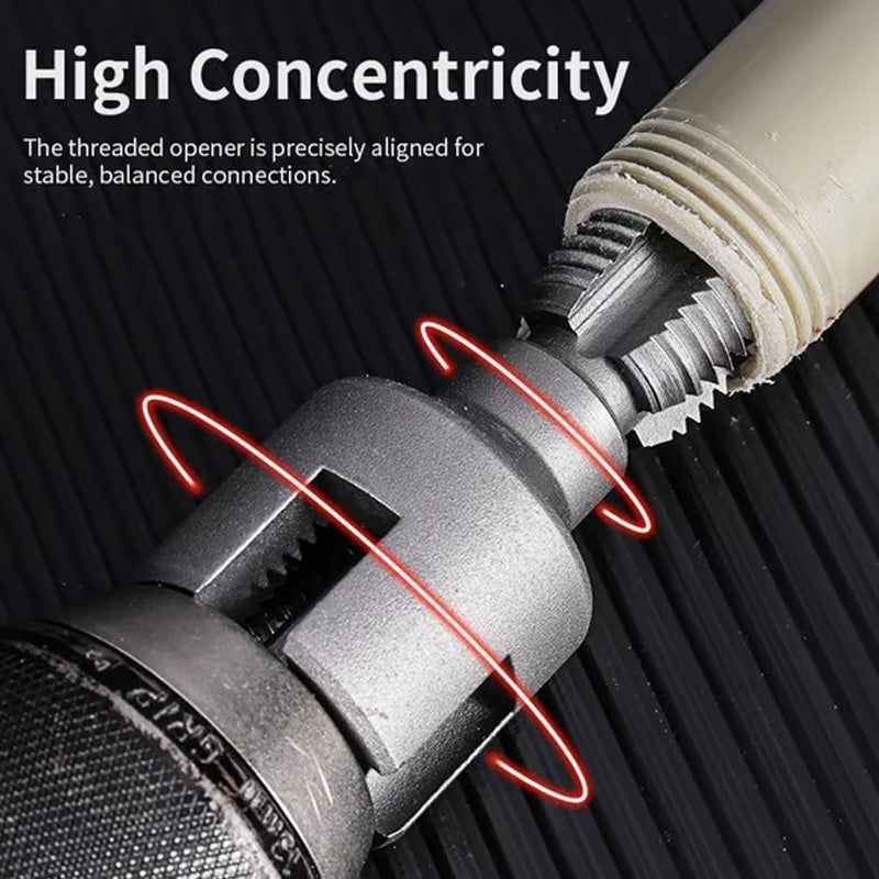 Integrated Internal & External Pipe Threading Tool
