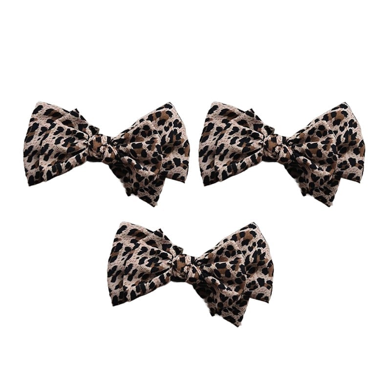 🎀 Leopard Print Bow Hair Claw