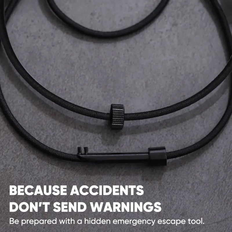 Emergency Window Breaker Bracelet (with integrated key)