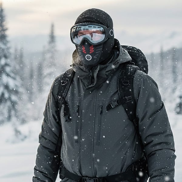 Winter Windproof Thermal Fleece Face Mask for Cycling & Outdoor Sports