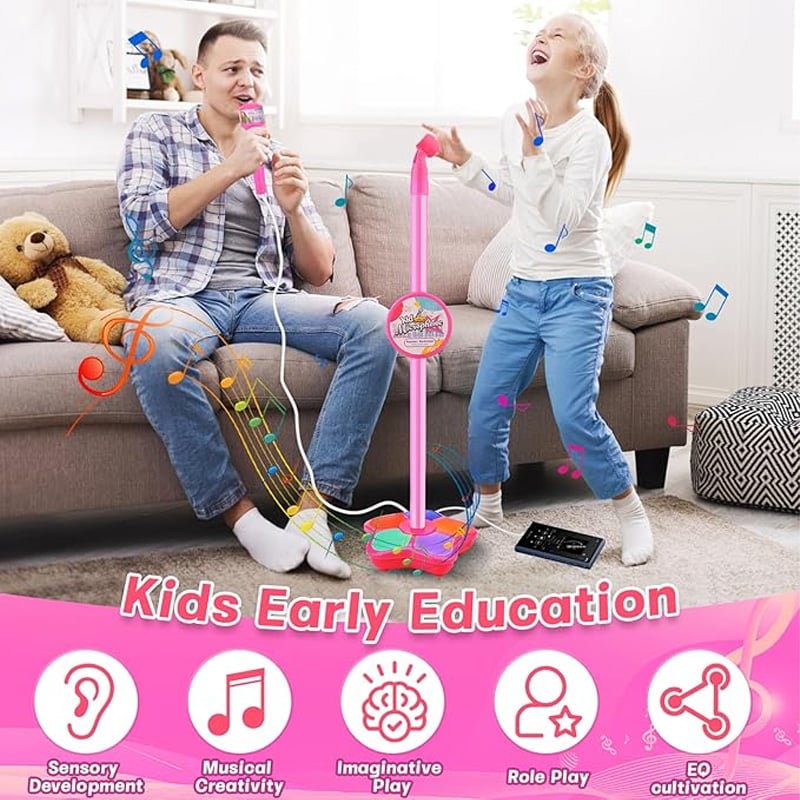 🎤 Kids Microphone and Stand 