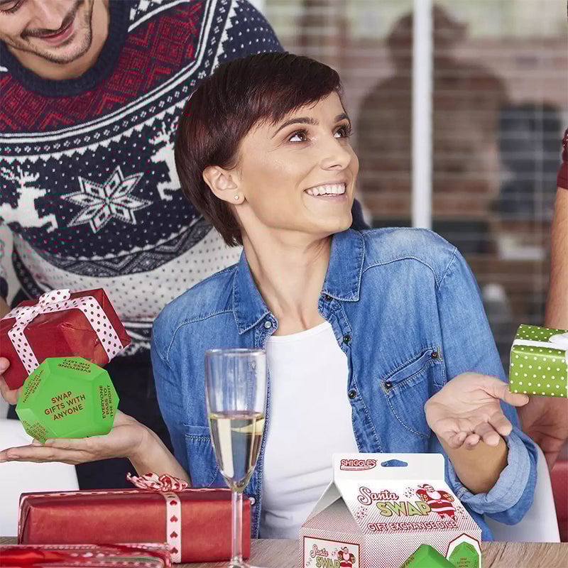 Santa Swap Gift Exchange Dice