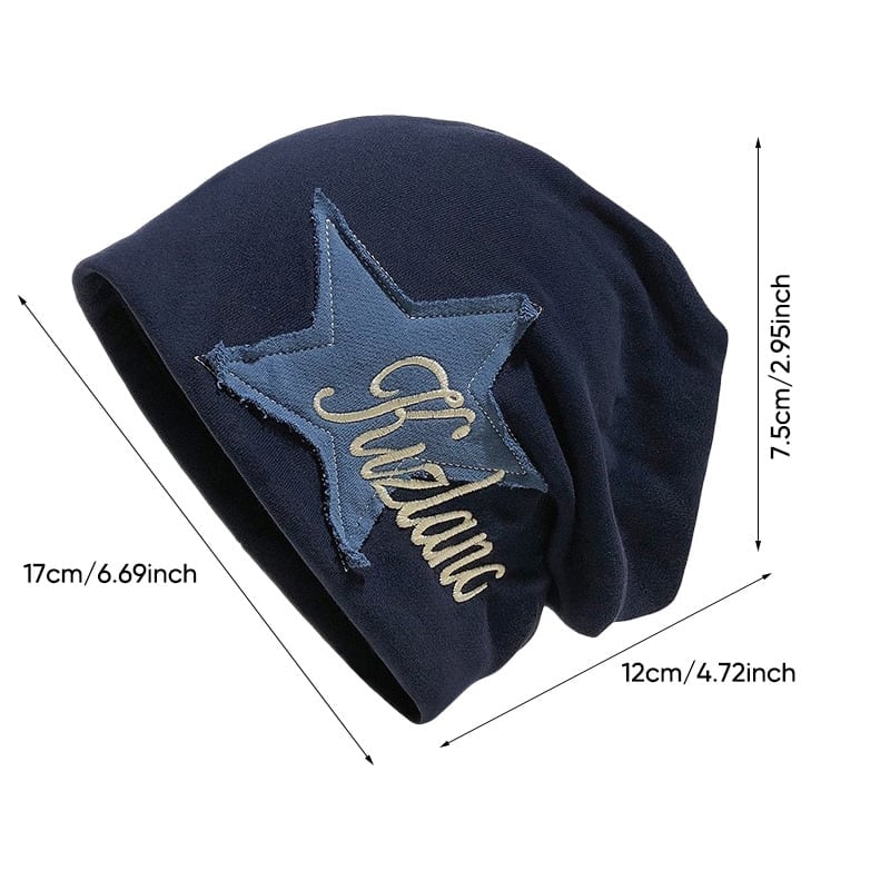 Star Pattern Knit Beanie