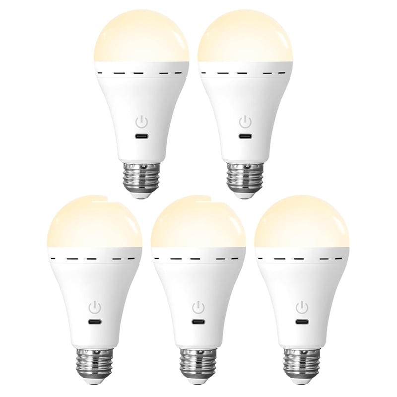 Emergency three-color bulb